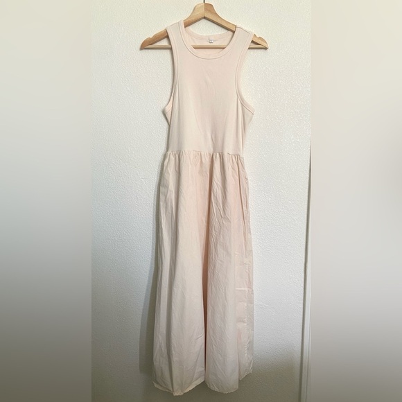 Racerback midi dress cream - Picture 3 of 10